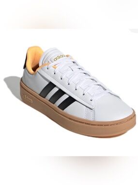 adidas Grand Court Alpha White Flash Orange GX8165 Women’s 7.5